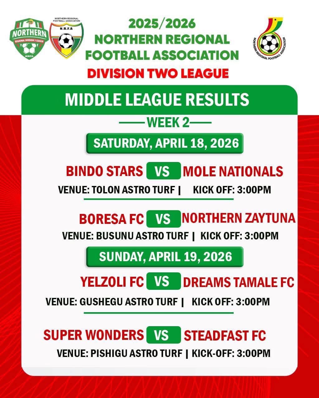 Match Day Two